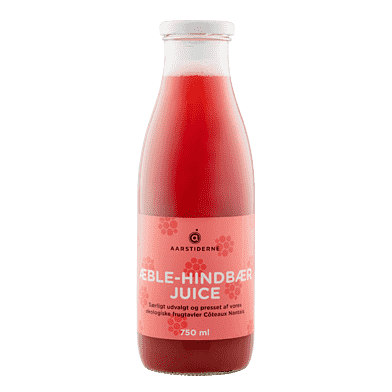Æble-hindbærjuice