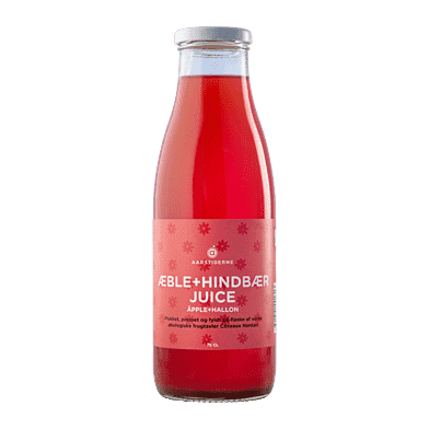 Æble-hindbærjuice