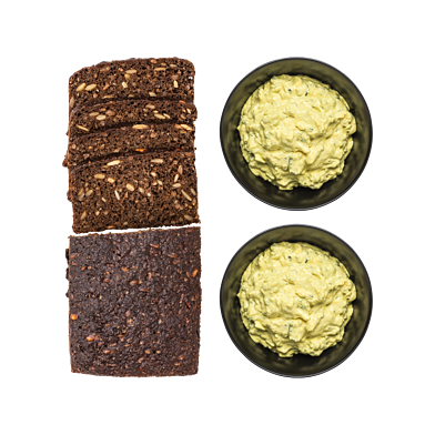 Æggesalat og rugbrød