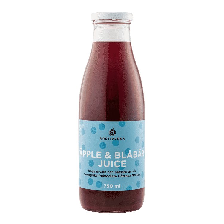Äpple- & blåbärsjuice