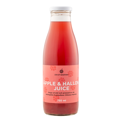 Äpple- & hallonjuice