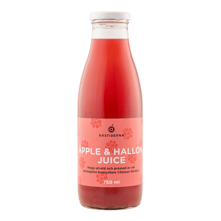Äpple- & hallonjuice