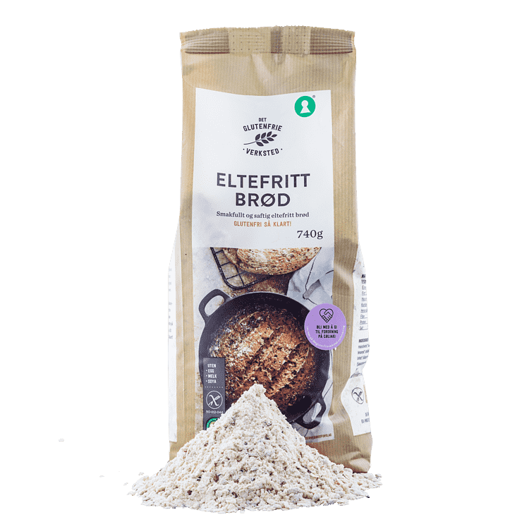 Bakmix till glutenfritt bröd