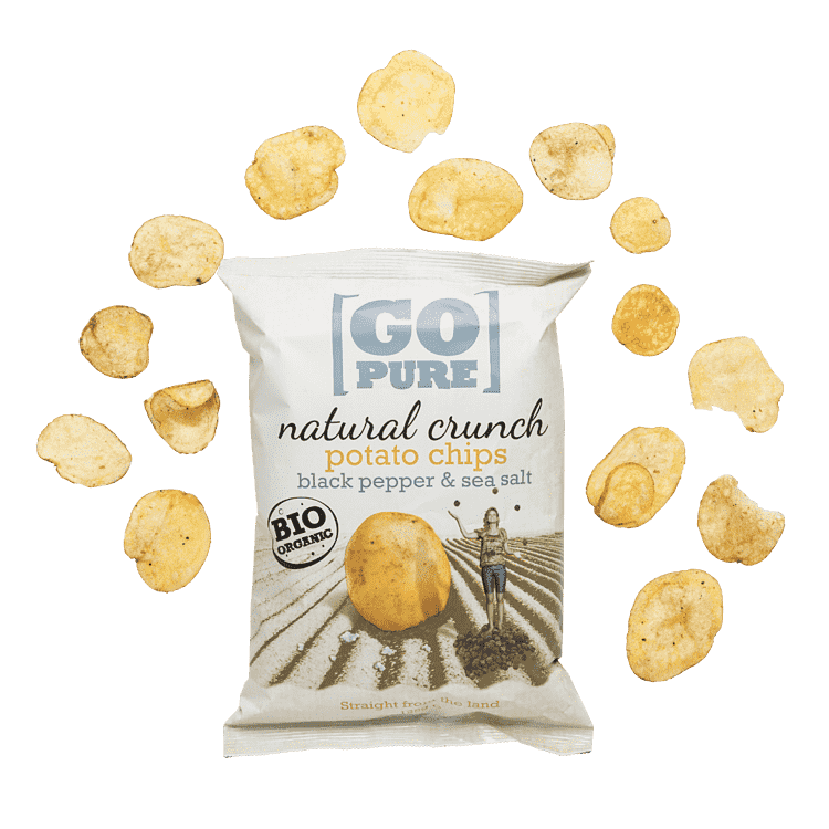 Chips med peber og salt