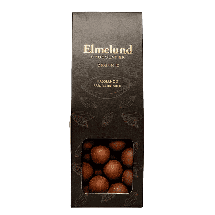 Hasselnötter med choklad