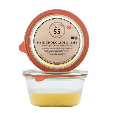 Hvid chokoladecreme med citron