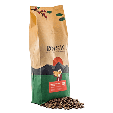 Ønsk kaffebönor - mörkrostade