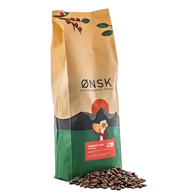 Ønsk kaffebönor - mörkrostade