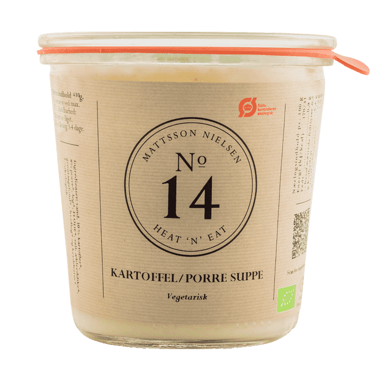Kartoffel- og porresuppe