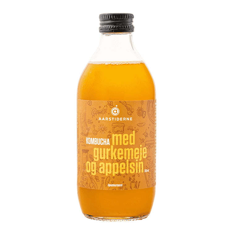 Kombucha – Gurkemeje og appelsin