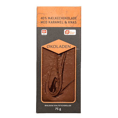 Mælkechokolade – Karamel/knas