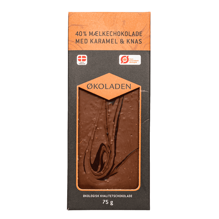 Mælkechokolade – Karamel/knas