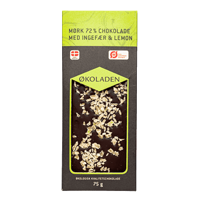 Mörk choklad - Ingefära & citron