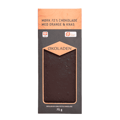 Mørk chokolade – Orange/knas
