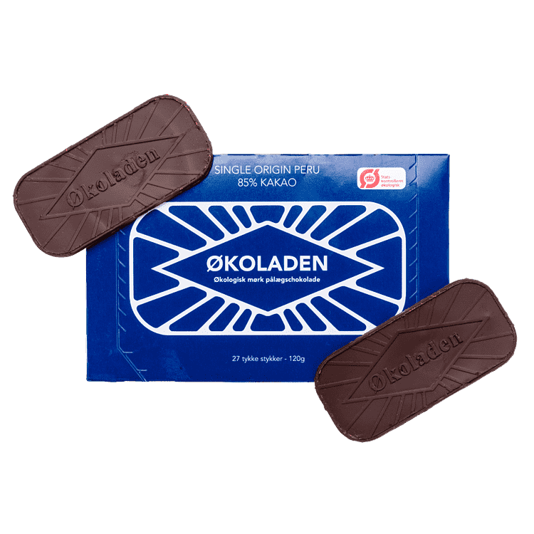 Mörk påläggschoklad