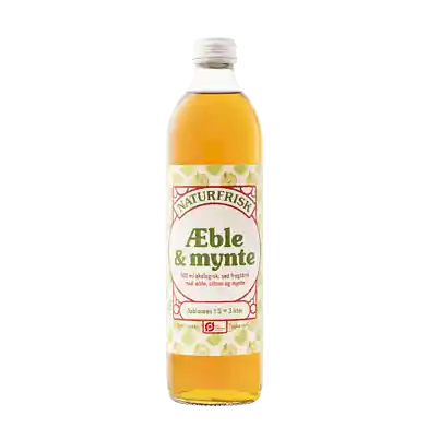 Æble- og myntesaft