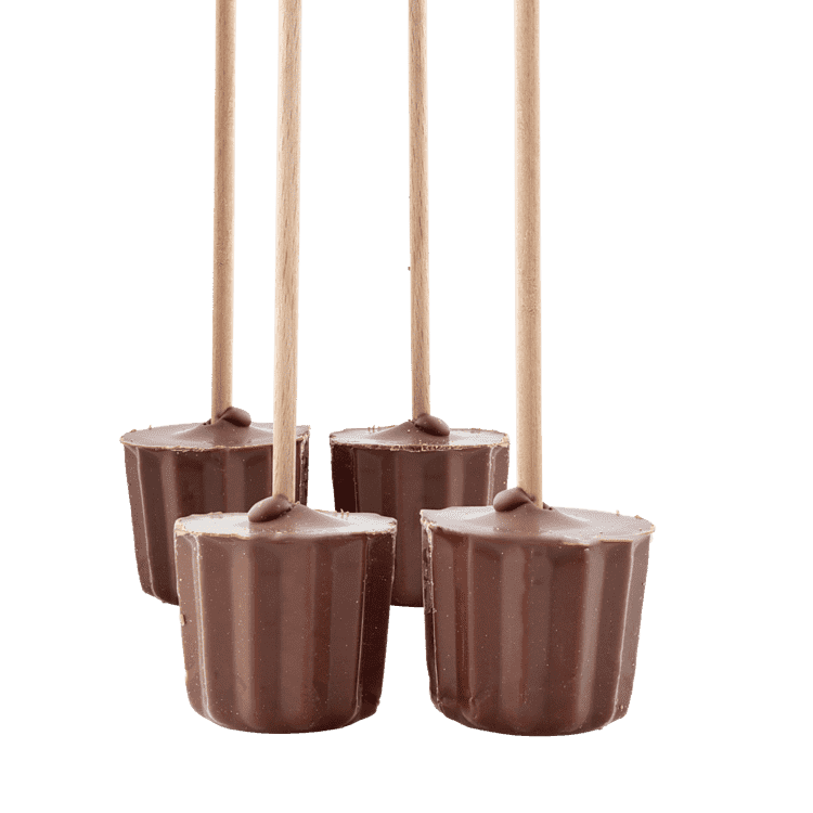 Chokolade-rørepinde, lys