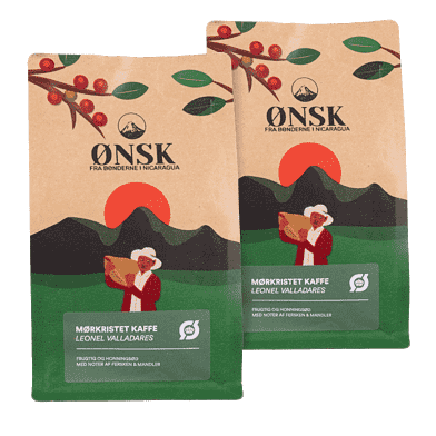 ØNSK Kaffebønner Mørkristet