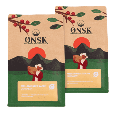 ØNSK Kaffebønner Mellemristet