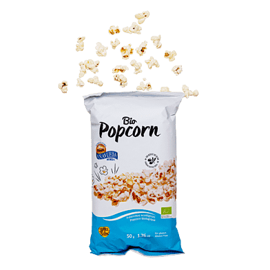 Popcorn med olivenolie og salt