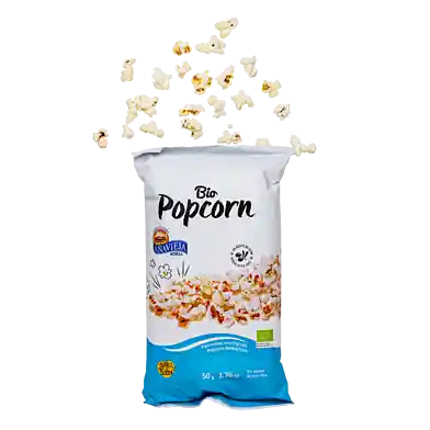 Popcorn med olivolja och salt