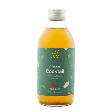 Rebæl Cocktail – Gin/hyldeblomst/mynte