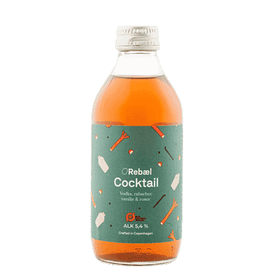 Rebæl Cocktail – Vodka/rabarber/vanilje