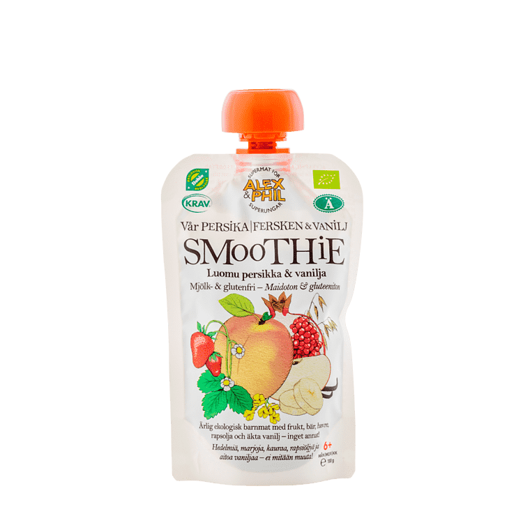 Smoothie med persika och vanilj