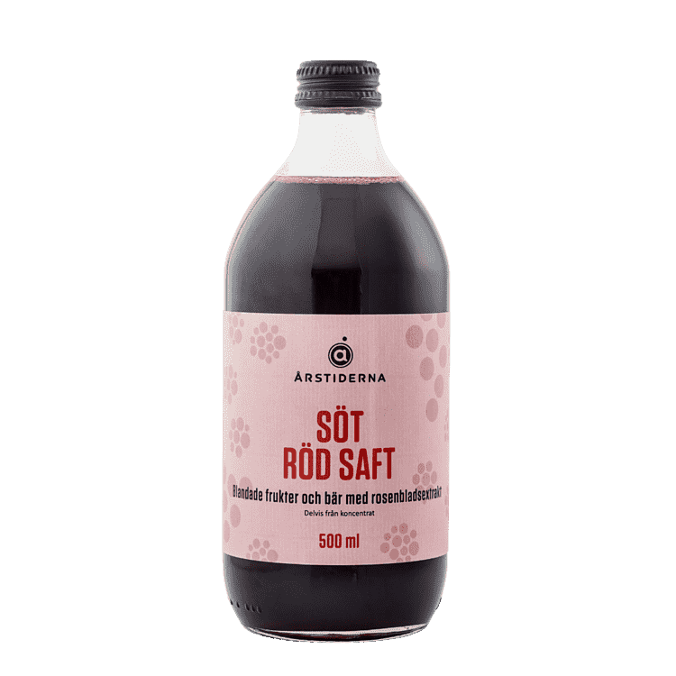 Söt röd saft
