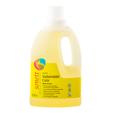 Vaskemiddel color, mynte & citron