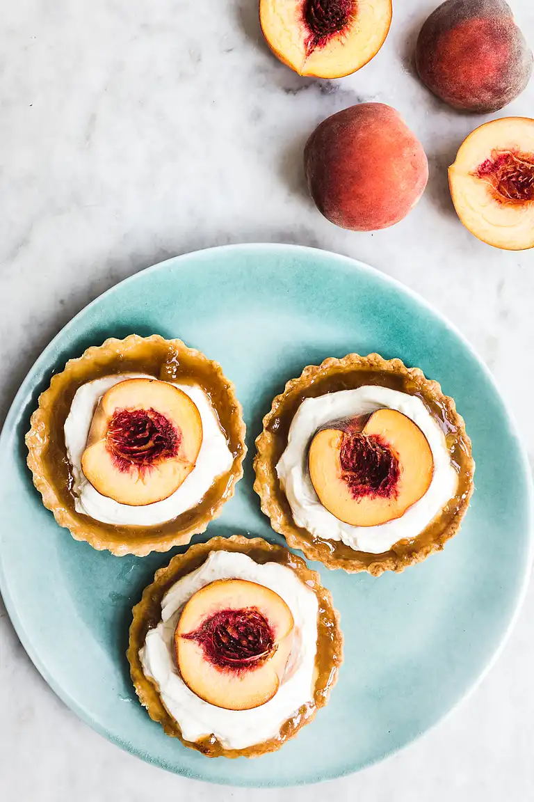 Ferskentærte med mascarpone