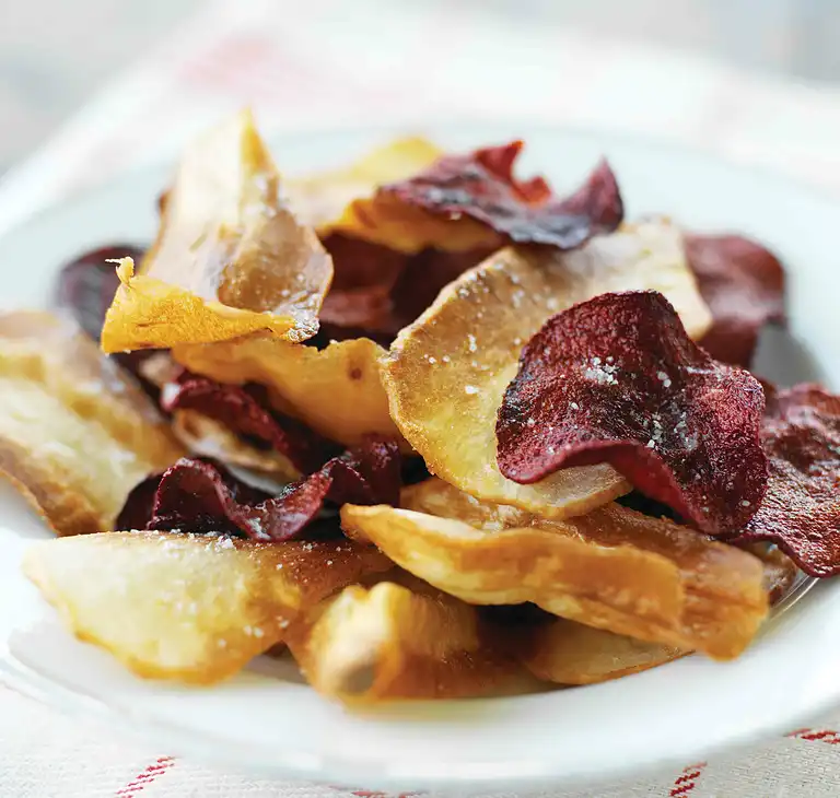 Gratinerede majschips med ost