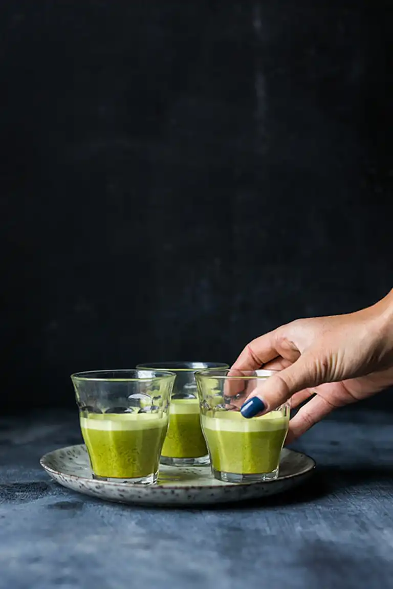 Matcha- og gurkemejedrøm