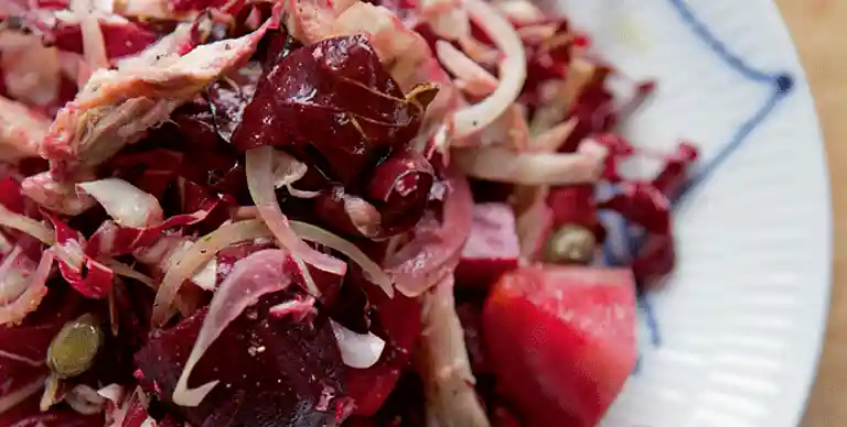 Rød makrelsalat