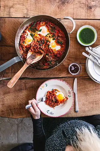 Shakshuka med zhug