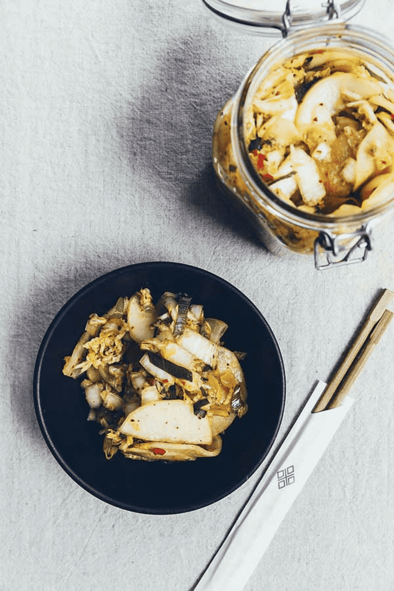 Sokbakji - Kimchi med kinakål og kinaradiser