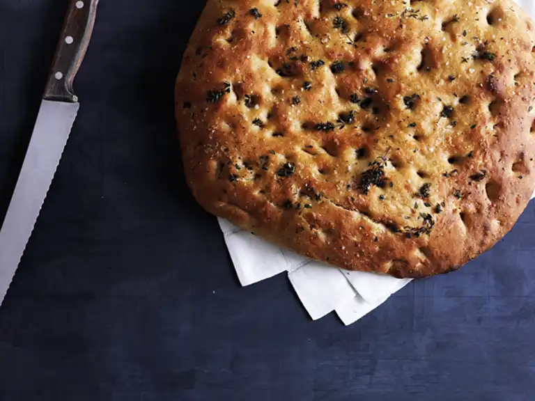 Timianbrød a la focaccia 