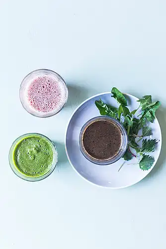 Vild smoothie med brændenælder