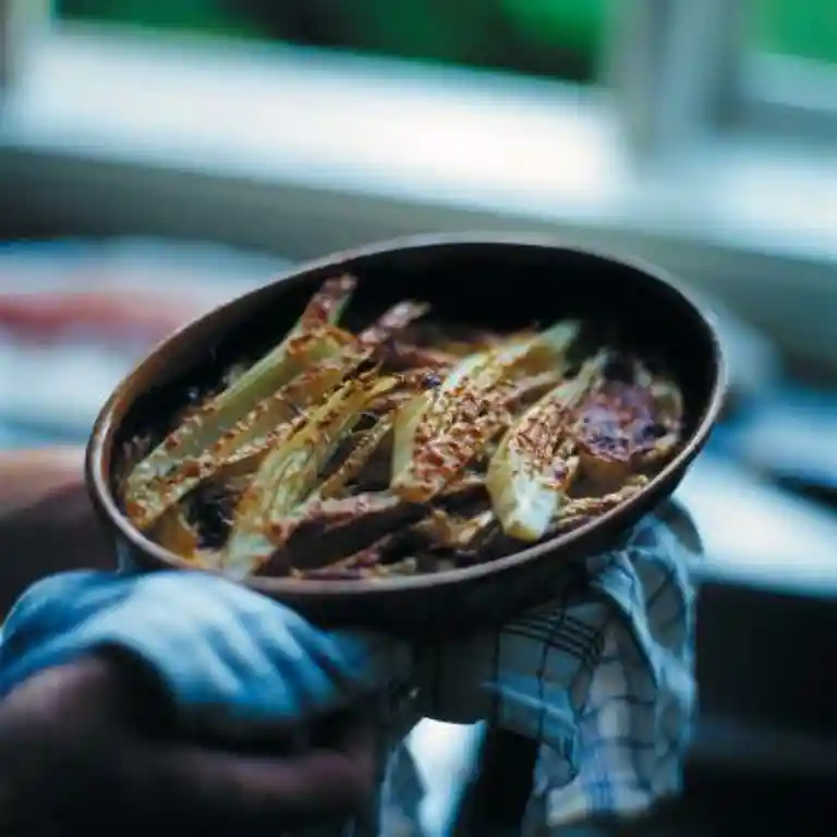 Bakad fänkål