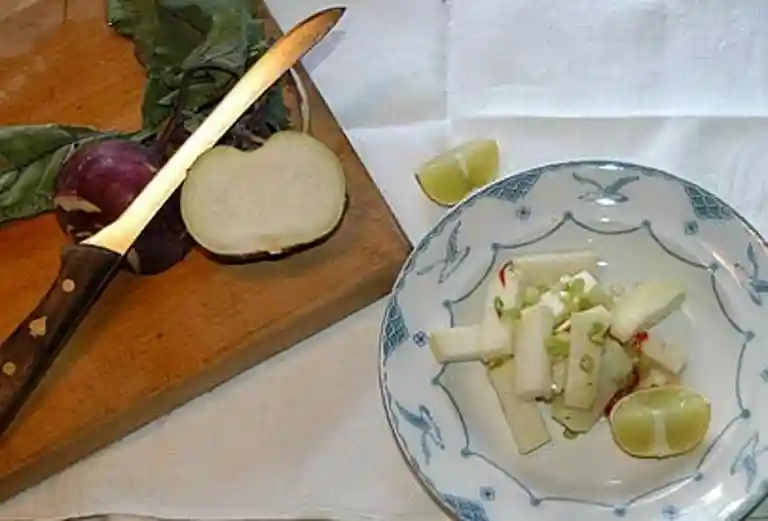 Citronmarinerad kål och citron